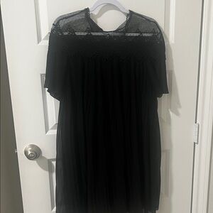 Elegant Black Lace Dress